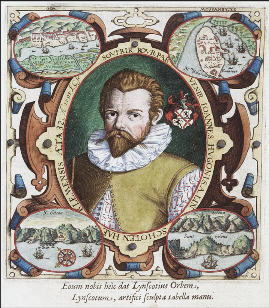 Jan Huygen van Linschoten, from Itinerario, 1595. John Carter Brown Library.