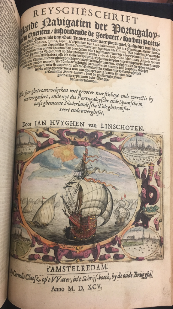 Jan Huygen van Linschoten, from Itinerario, 1595. John Carter Brown Library.