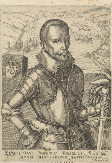 Portrait of van Heemskerck, Christoffel van Sichem, 1607.