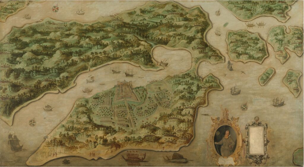 View of Ambon, Anonymous, 1617, SK-A-4482, Rijksmuseum Amsterdam
