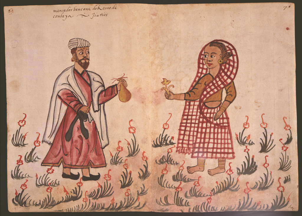 Gujarati Merchant and wife.